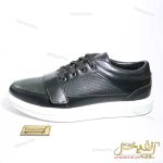 کتونی مشکی zara زیره سفید چسبی و بتد دار