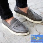 کالج فیلی رنگ بافتی زیره سفید دور دوخت