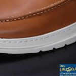 نیم بوت عسلی زیره سفید مردانه