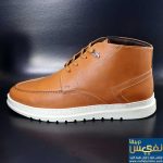 نیم بوت عسلی زیره سفید مردانه