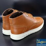 نیم بوت عسلی زیره سفید مردانه