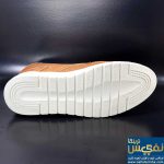 نیم بوت عسلی زیره سفید مردانه