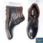 نیم بوت چرم طبیعی کلارک رنگ مشکی