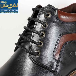 نیم بوت چرم طبیعی کلارک رنگ مشکی