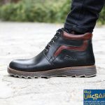 نیم بوت چرم طبیعی کلارک رنگ مشکی