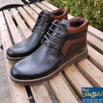 نیم بوت چرم طبیعی کلارک رنگ مشکی