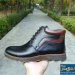 نیم بوت چرم طبیعی کلارک رنگ مشکی