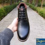 نیم بوت چرم طبیعی کلارک رنگ مشکی