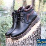 نیم بوت چرم طبیعی کلارک رنگ مشکی