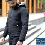 کاپشن بارانی زیپدار مردانه مشگی رنگ