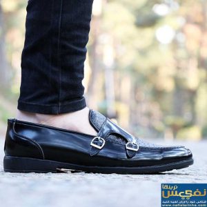 کالج مردانه نقابدار مشکی ورنی