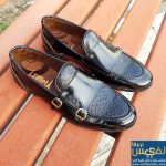 کالج مردانه نقابدار مشکی ورنی