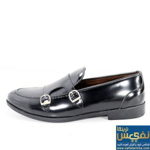 کالج مردانه نقابدار مشکی ورنی