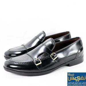 کالج مردانه نقابدار مشکی ورنی