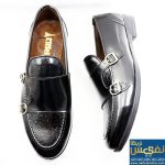 کالج مردانه نقابدار مشکی ورنی