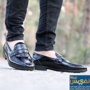 کفش کالج مردانه لبخند کروکودیلی