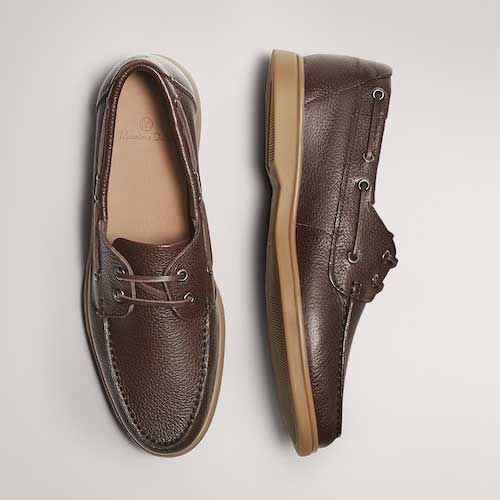 کالج چرم مردانه قهوه ای ماسیمو دوتی