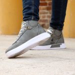 نیم بوت مردانه طوسی