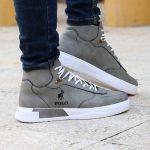 نیم بوت مردانه طوسی