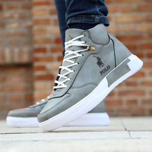 نیم بوت مردانه طوسی