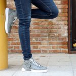 نیم بوت مردانه طوسی