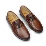 کالج چرم طبیعی قهوه ای