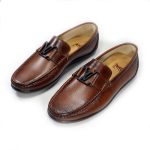 کالج چرم طبیعی قهوه ای